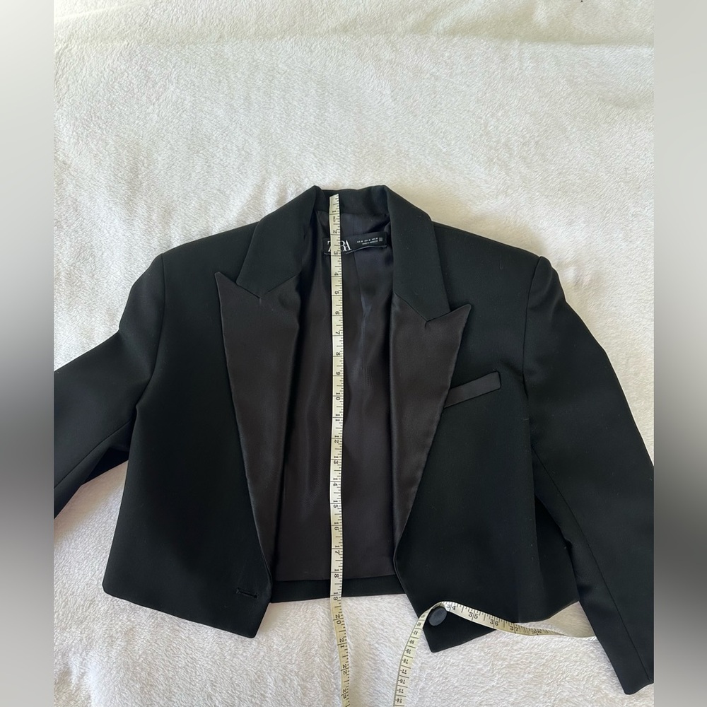 Zara - women’s tuxedo - jacket M - pants L - black - worn once - Picture 2 of 16